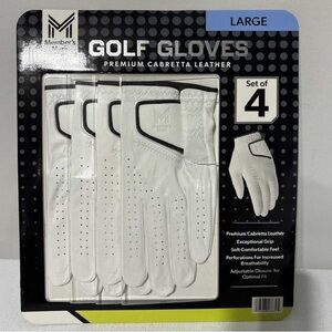 Golf Gloves Set of 4 - White
